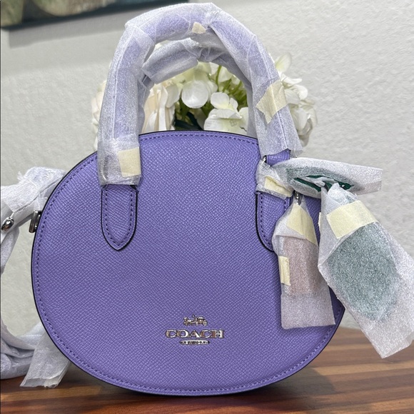 Coach CR253 Blueberry Crossbody In Light Violet NWT - Picture 3 of 12